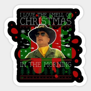 Apocalypse Now Smell Of Christmas Knit Sticker